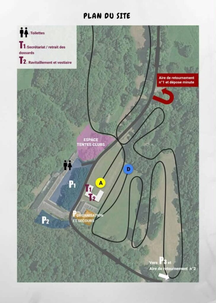 Plan du site du cross